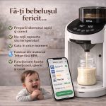 Espressor Lapte Praf pentru Bebelusi si Copii, Valpa Smart, Aplicatie Mobila, wi-fi, Setare personalizata a portiei, Temperatura Reglabila, Apa Calda, Autocuratare, Functionare Silentioasa,1,8 L, Alb - imagine 7