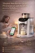 Espressor Lapte Praf pentru Bebelusi si Copii, Valpa Smart, Aplicatie Mobila, wi-fi, Setare personalizata a portiei, Temperatura Reglabila, Apa Calda, Autocuratare, Functionare Silentioasa,1,8 L, Alb - imagine 10
